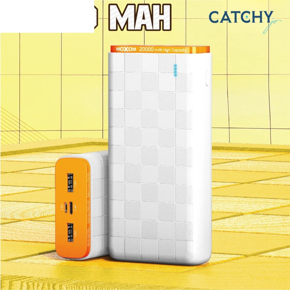 باور بانك LED Moxom Grain بسعة 10000mAh