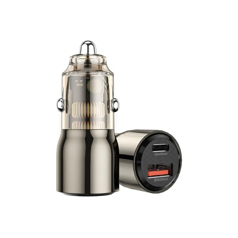 WiWU Fast Car Charger USB+Type-C  (95W)
