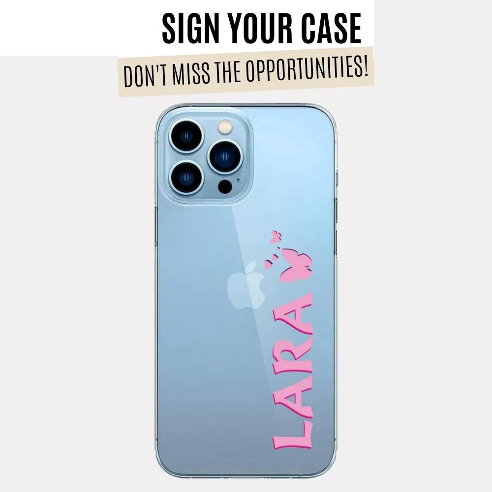 Clear Lara Case With Name (Design)