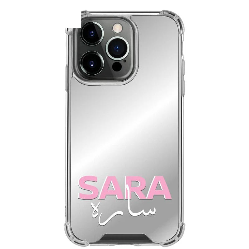Full Mirror Sara Case With Name (Design)