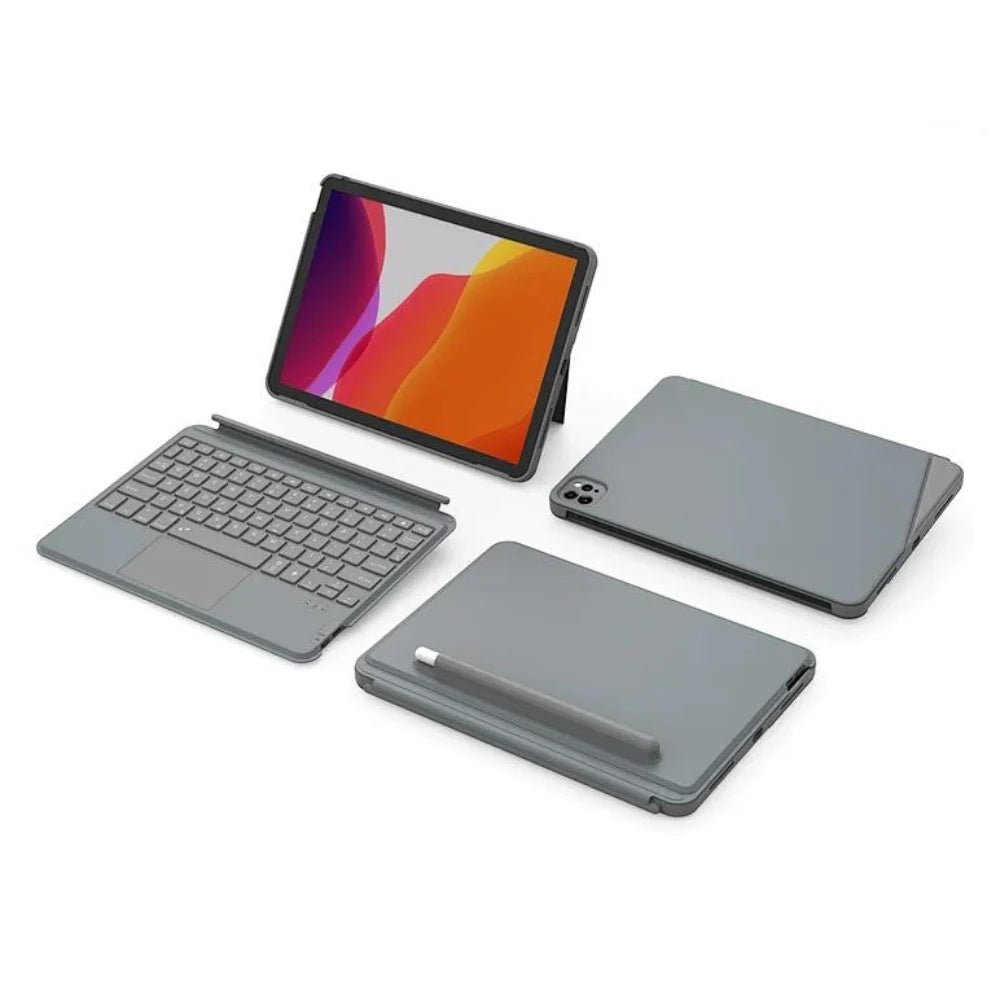 WiWU Combo لوحة مفاتيح ذكية لمسية ومغناطيسية - اتصال لاسلكي لـ iPad