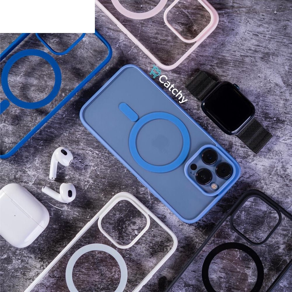 غطاء شفاف نقي MagSafe لهاتف iPhone