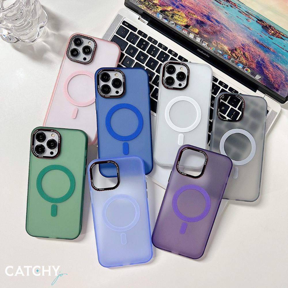 iPhone Clear Colorful MagSafe Case