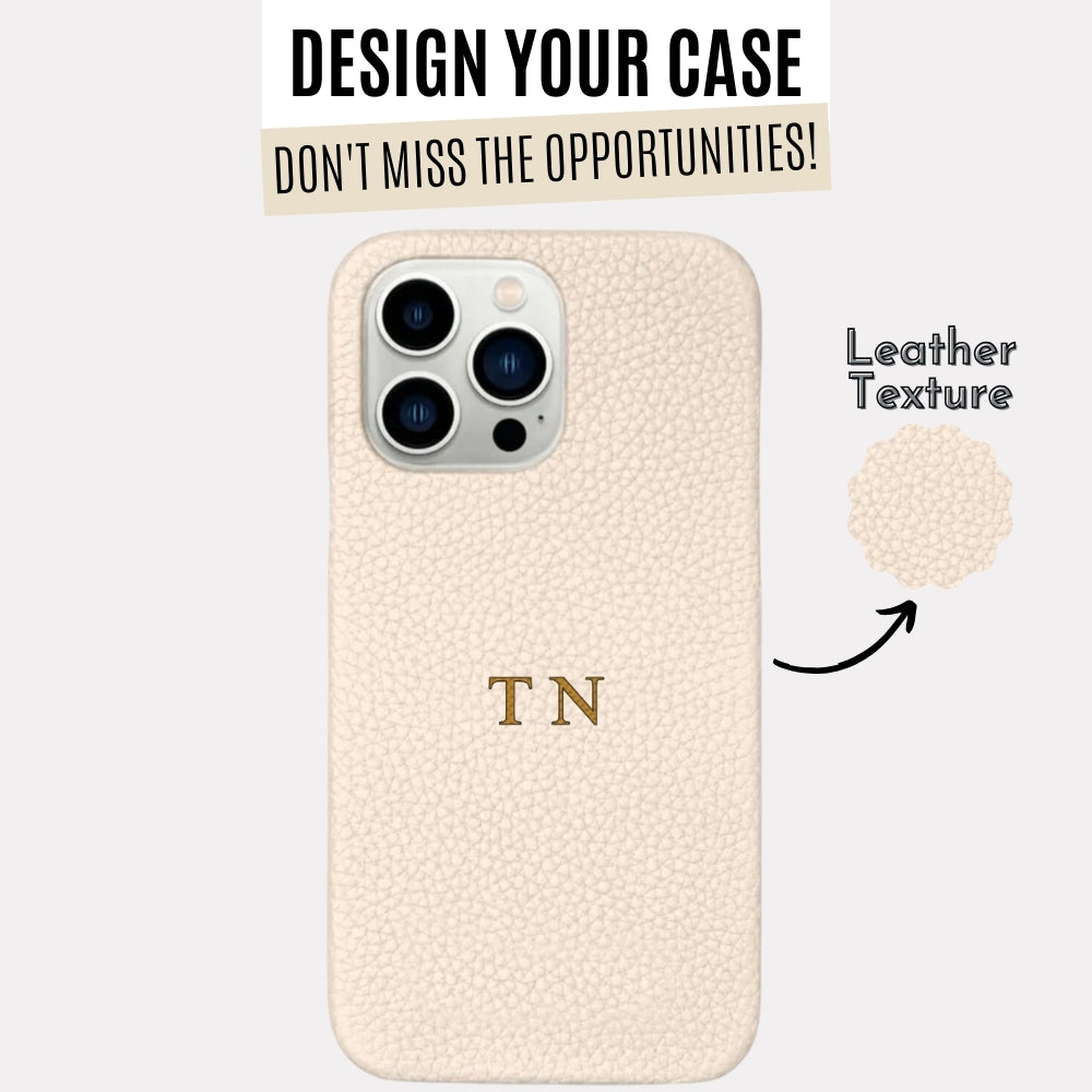 iPhone Leather GS Initials Case (Design)