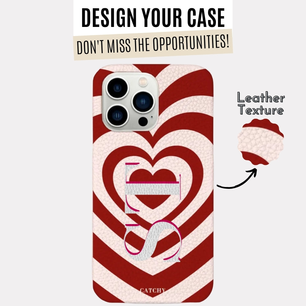 iPhone Leather ST Heart Case (Design)