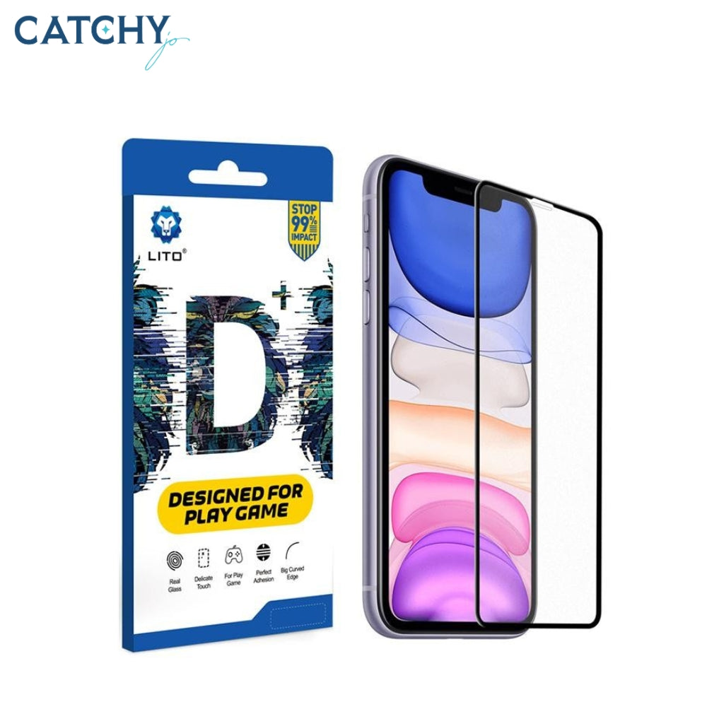 LITO D+ واقي شاشة شفاف مقاوم للغبار لـ iPhone
