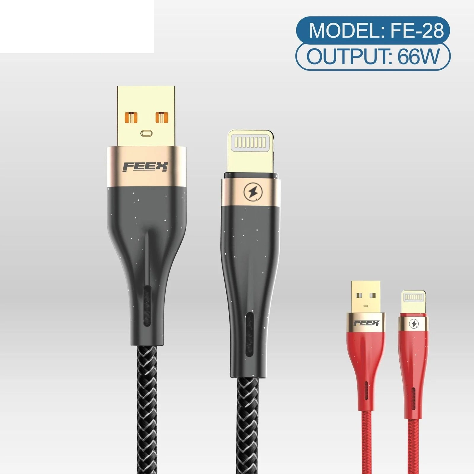FEEX FE-28 كابل بيانات USB إلى Lightning