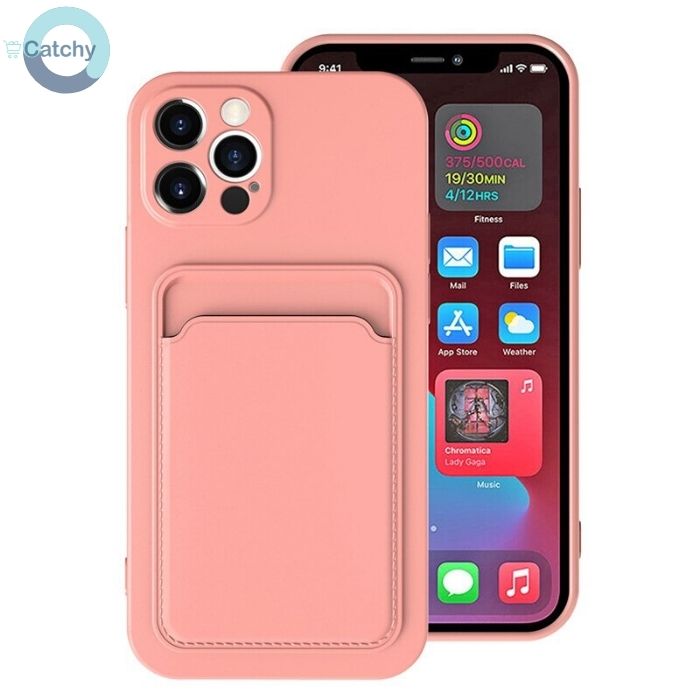 iPhone Silicone Case With Card Holder