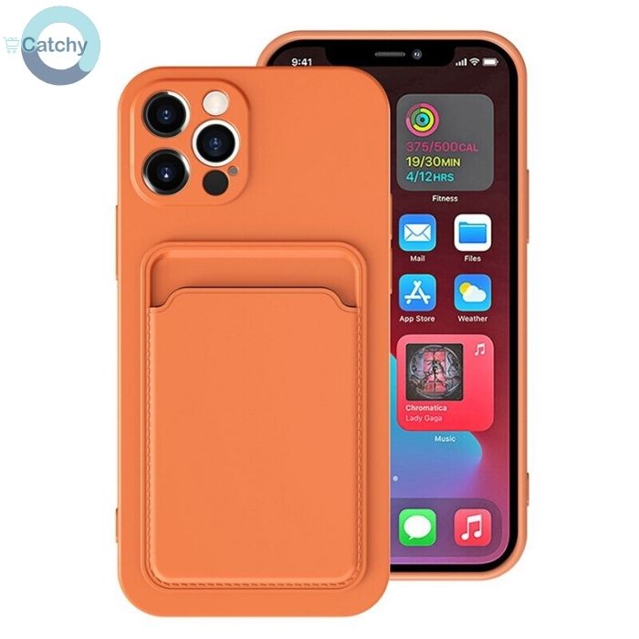 iPhone Silicone Case With Card Holder