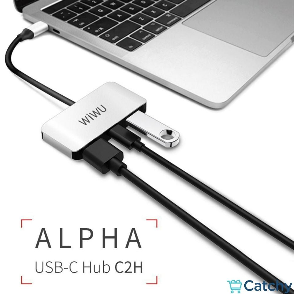 WIWU ALPHA 3 in 1 USB-C Hub