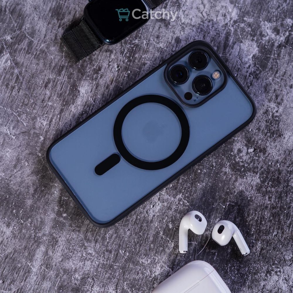 غطاء شفاف نقي MagSafe لهاتف iPhone