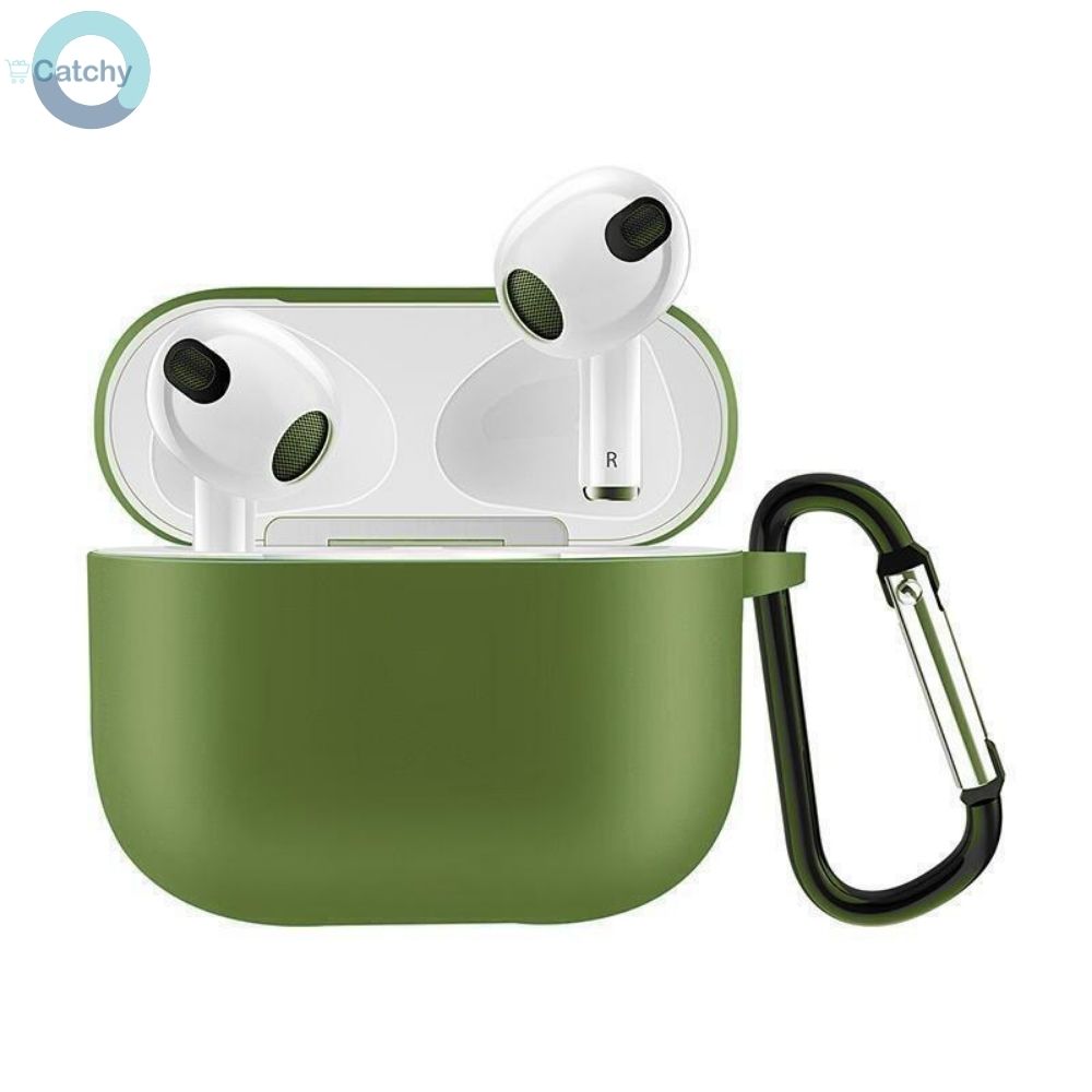 Airpods 3 Silicone Case With Keychain