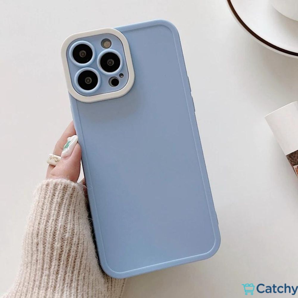 iPhone Silicone Case With Lens Bumper