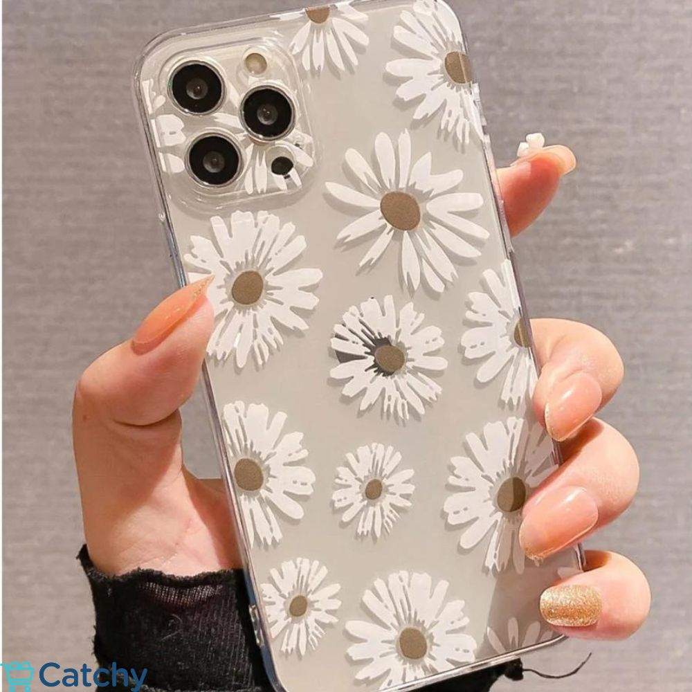iPhone Clear Roses Case
