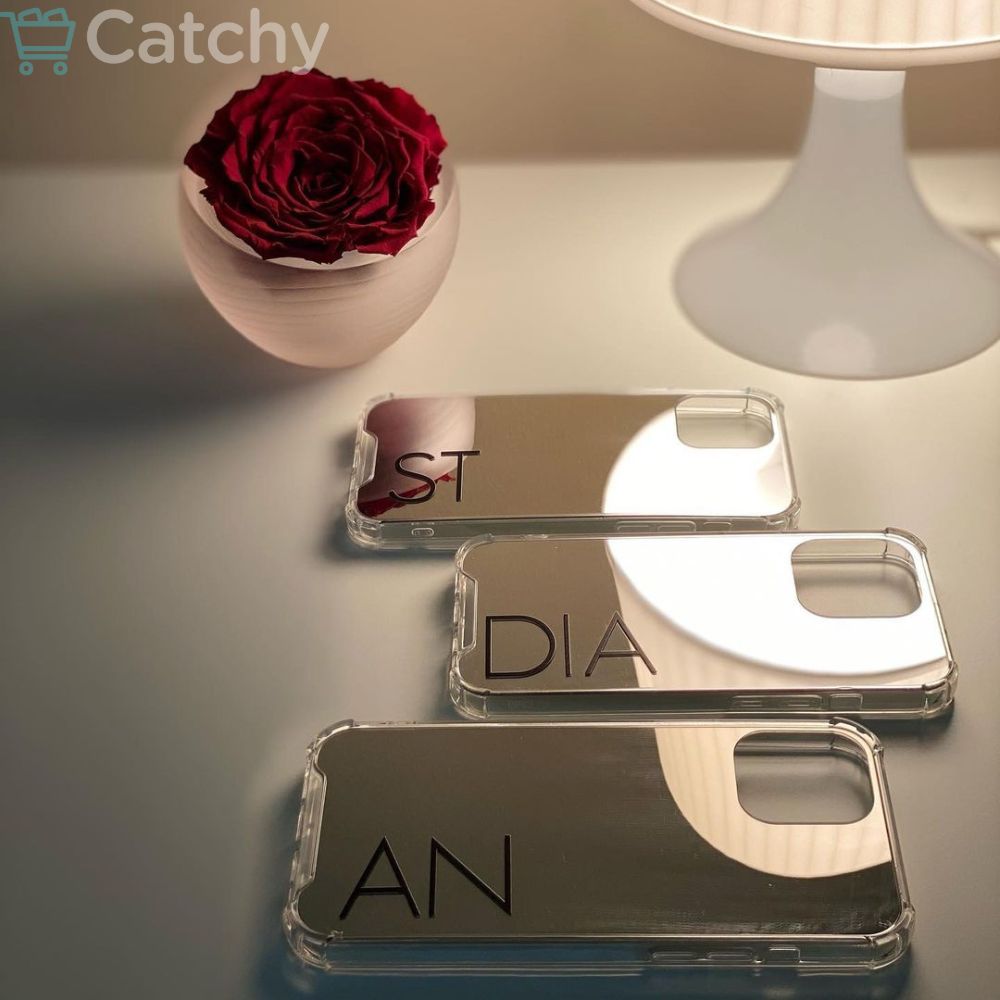 iPhone Full Mirror case With Name