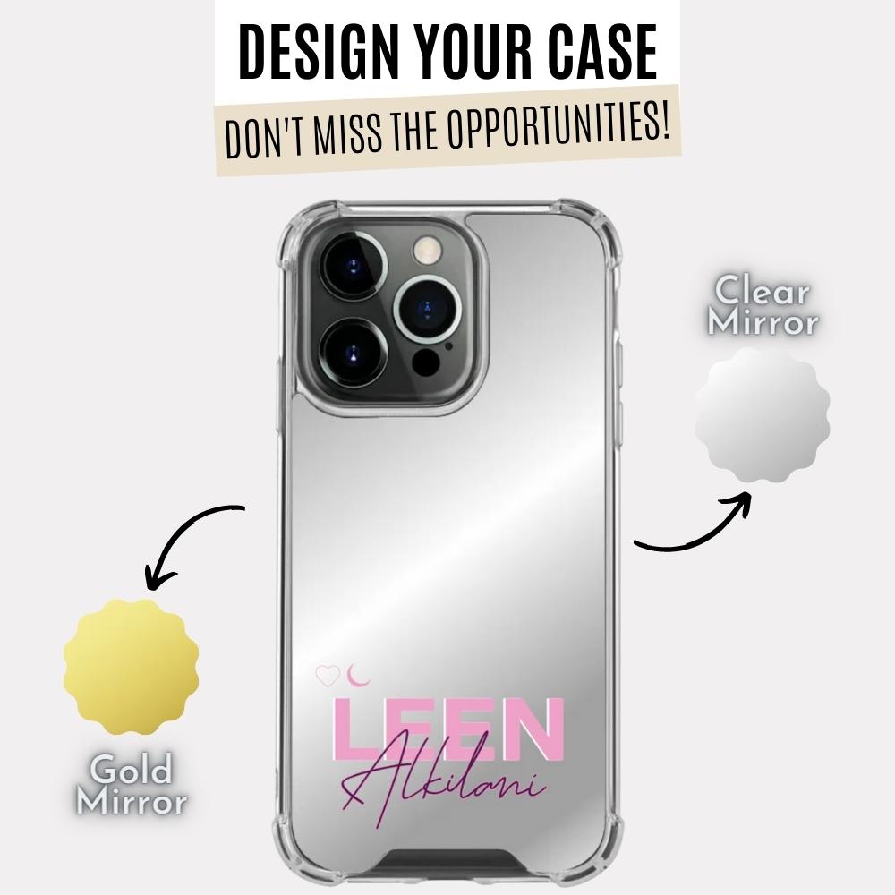 Full Mirror Leen Case With Name (Design)