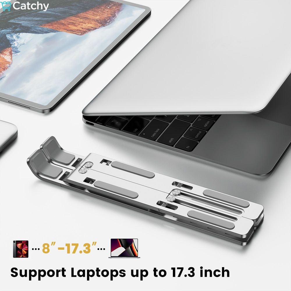 Laptop Adjustable Stainless Steel Stand