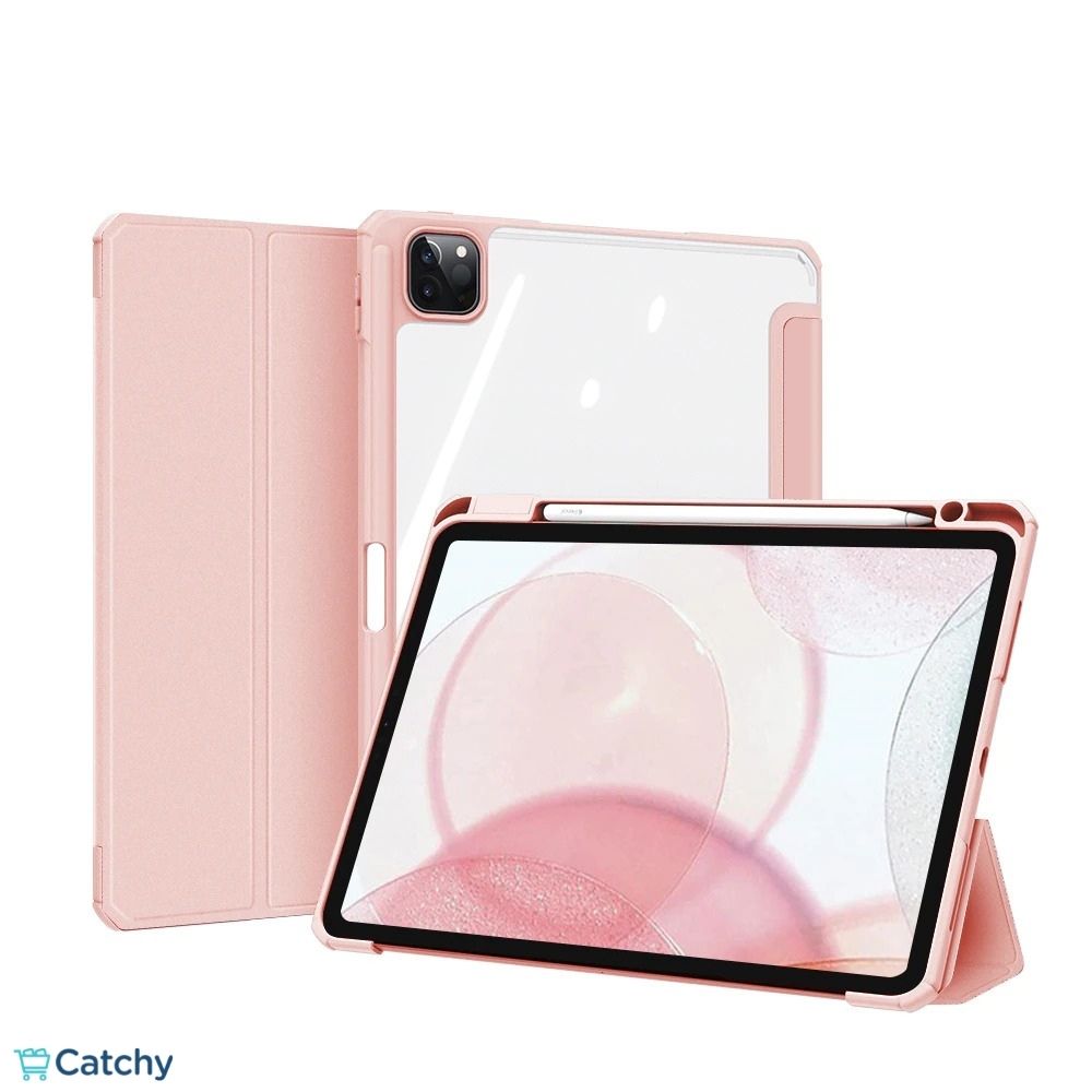 غطاء سيليكون شفاف ذكي لـ iPad