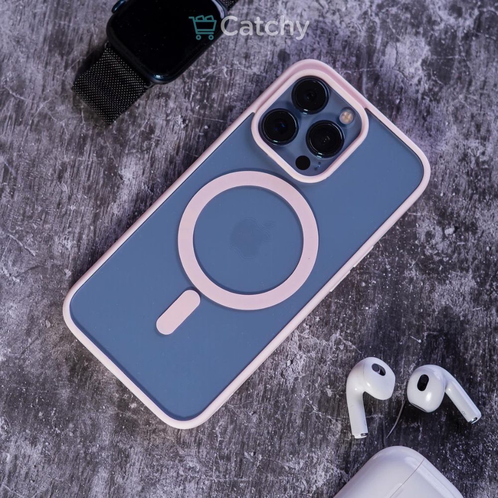 غطاء شفاف نقي MagSafe لهاتف iPhone