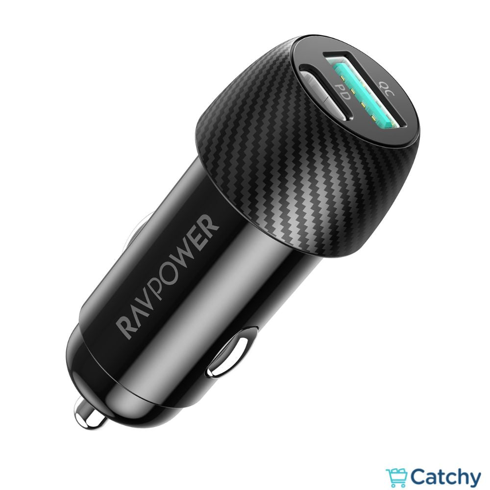RAVPOWER Car Charger 49W 2 Ports