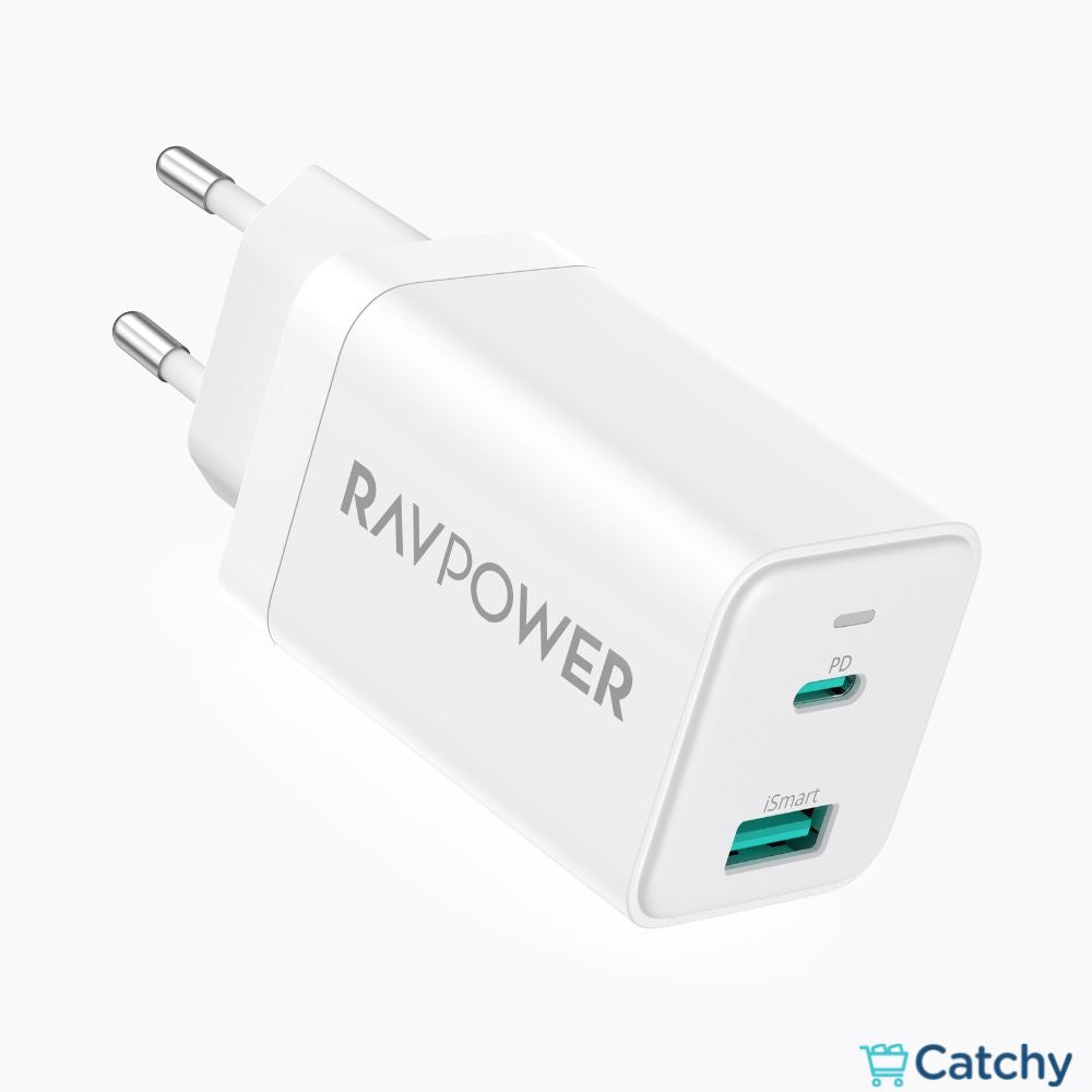 RAVPOWER GaN Wall Charger PD Pioneer 45W 2 Ports