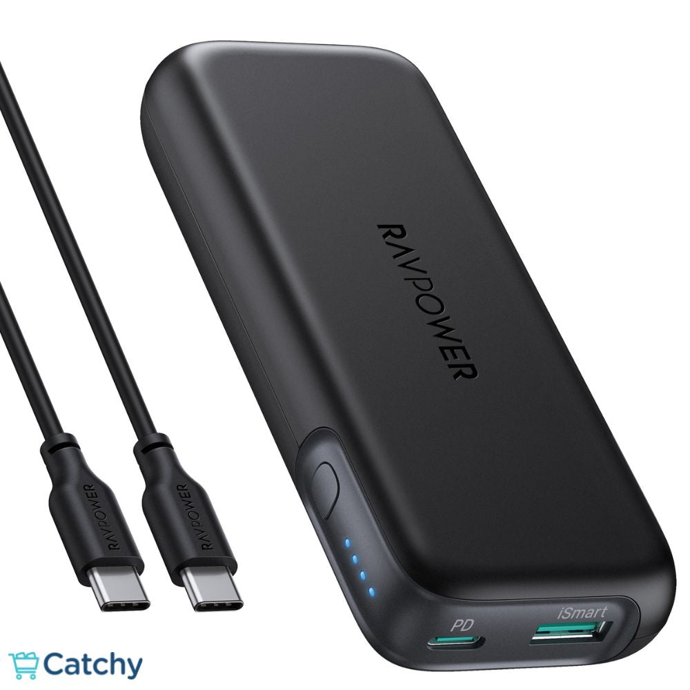 RAVPOWER PD Pioneer Power Bank Portable Charger 1000mAh 2 Ports