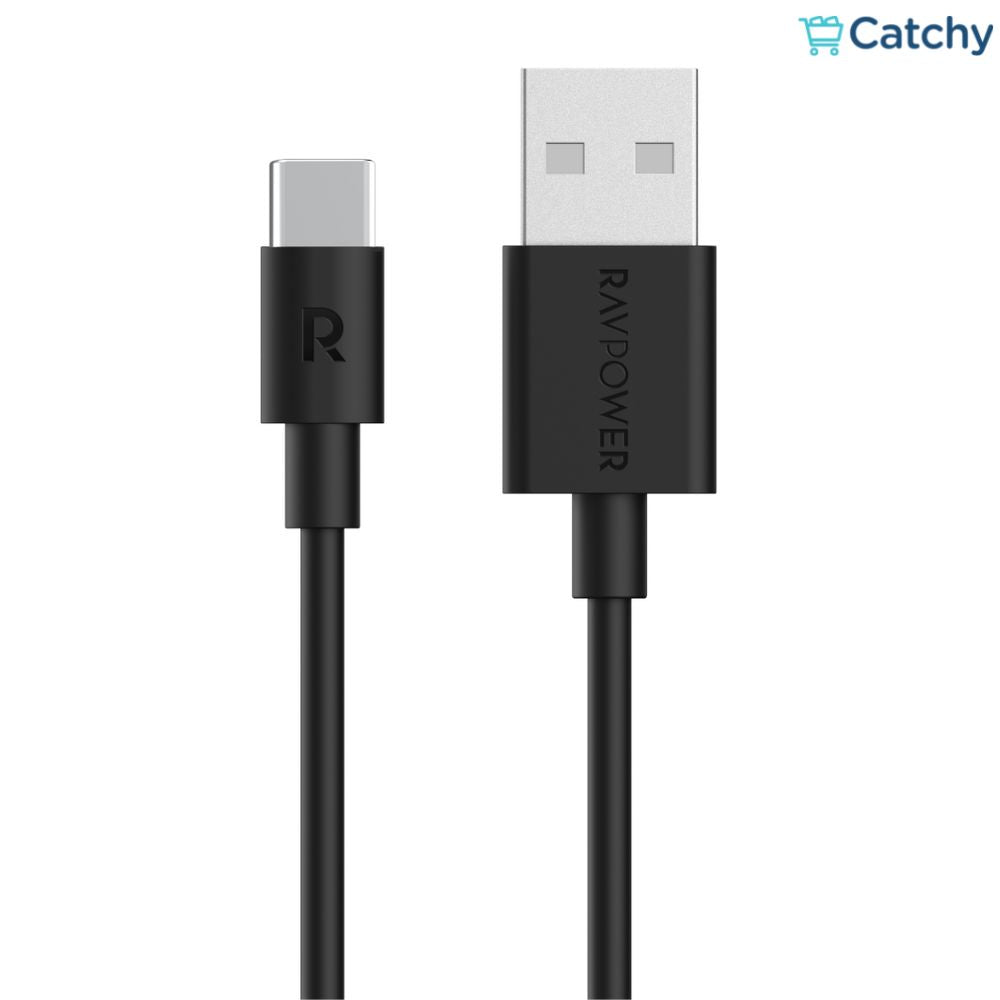 كابل RAVPOWER من USB إلى Type-C بطول 1m
