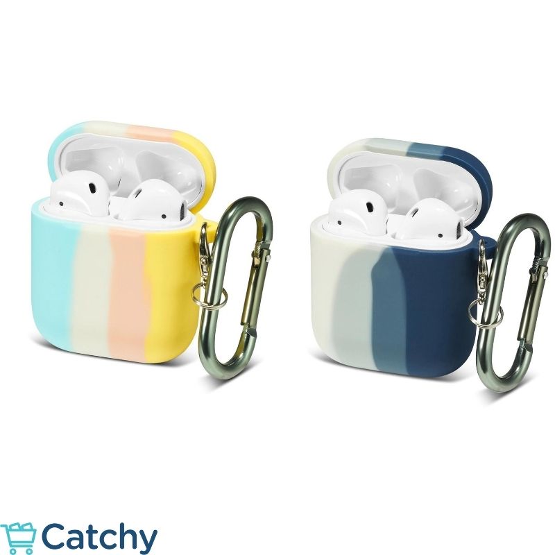 Rainbow Airpods 1 & 2 Case With Keychain
