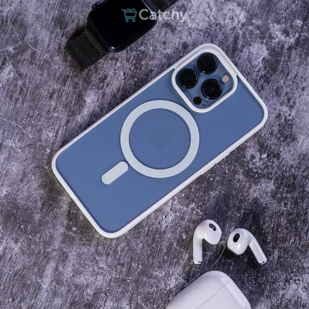 غطاء شفاف نقي MagSafe لهاتف iPhone