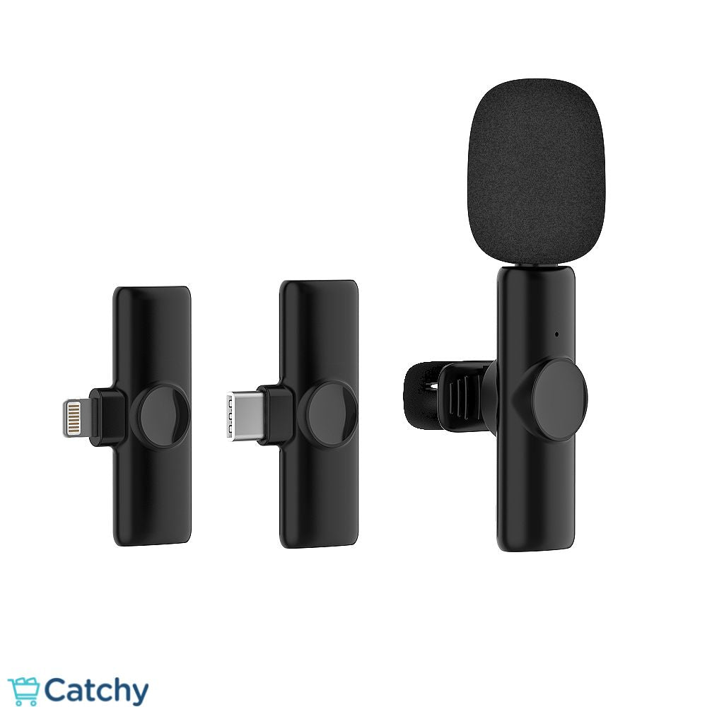 Wireless Clip Microphone For Mobile
