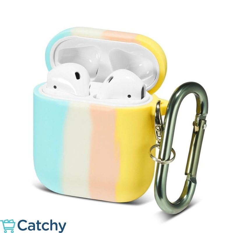 Rainbow Airpods 1 & 2 Case With Keychain