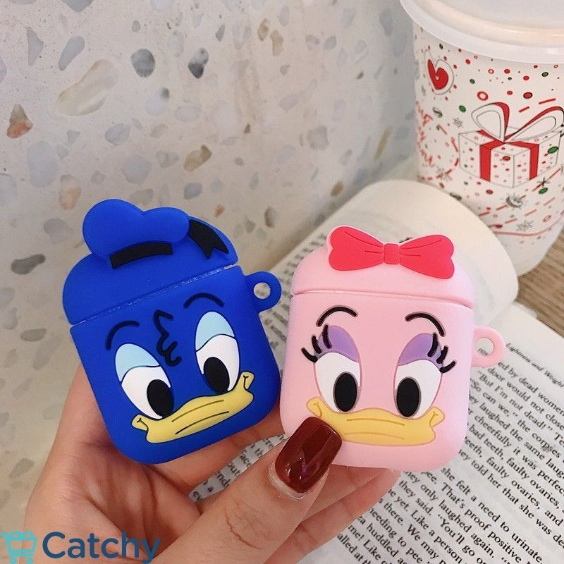 Duck Airpods 1 & 2 Case With Keychain