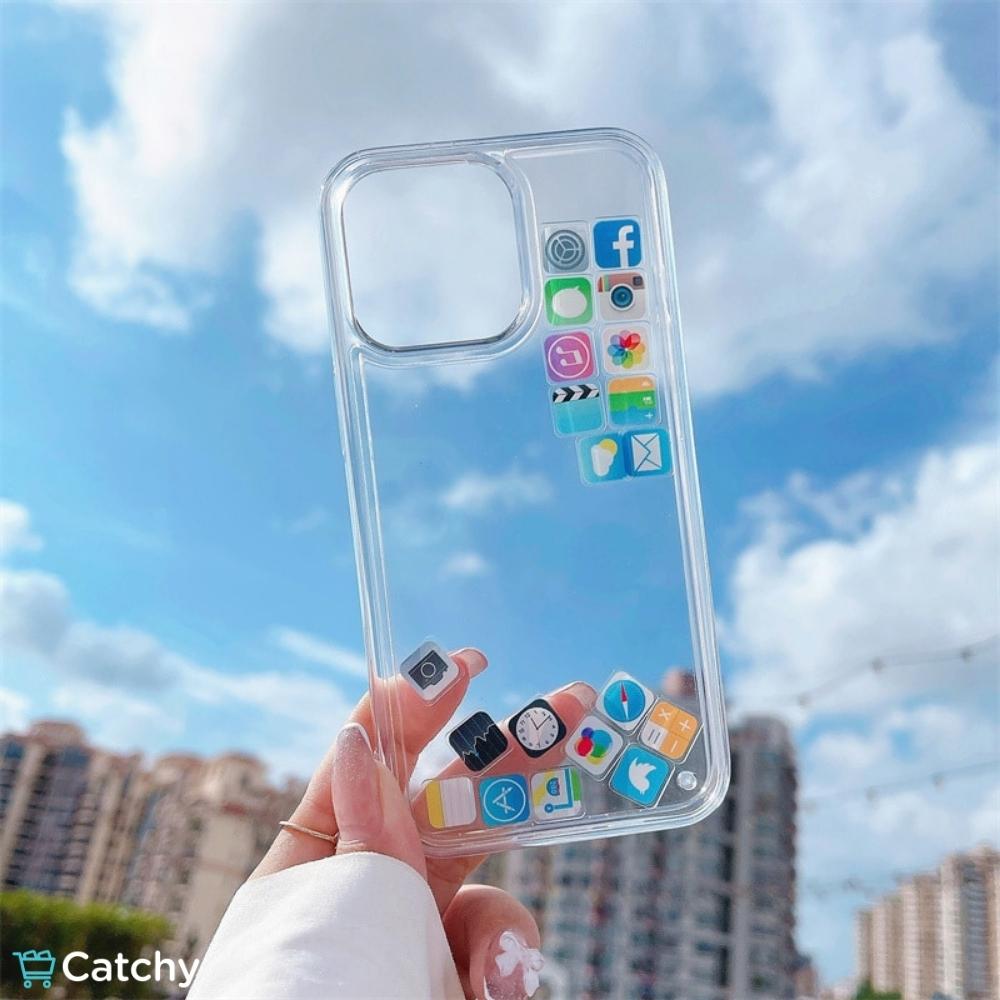 iPhone App Icons Clear Case