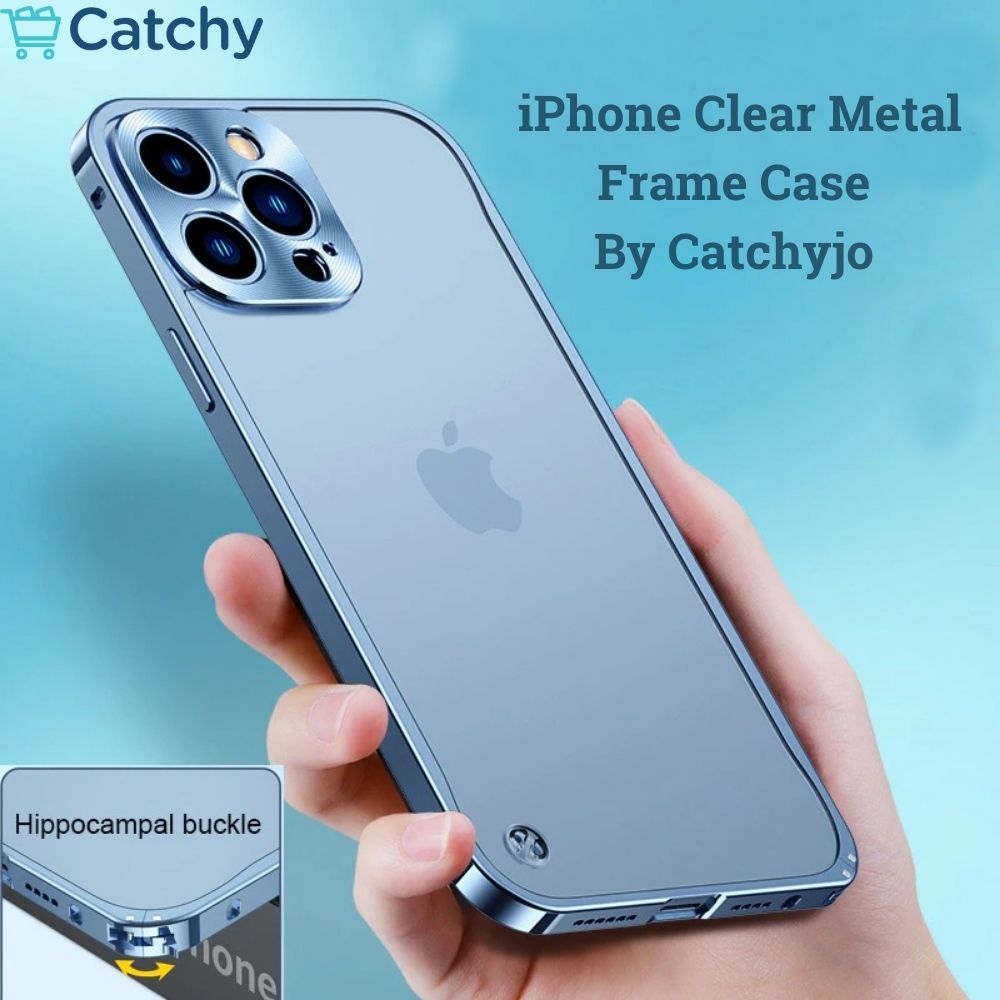 iPhone Clear Metal Frame Case