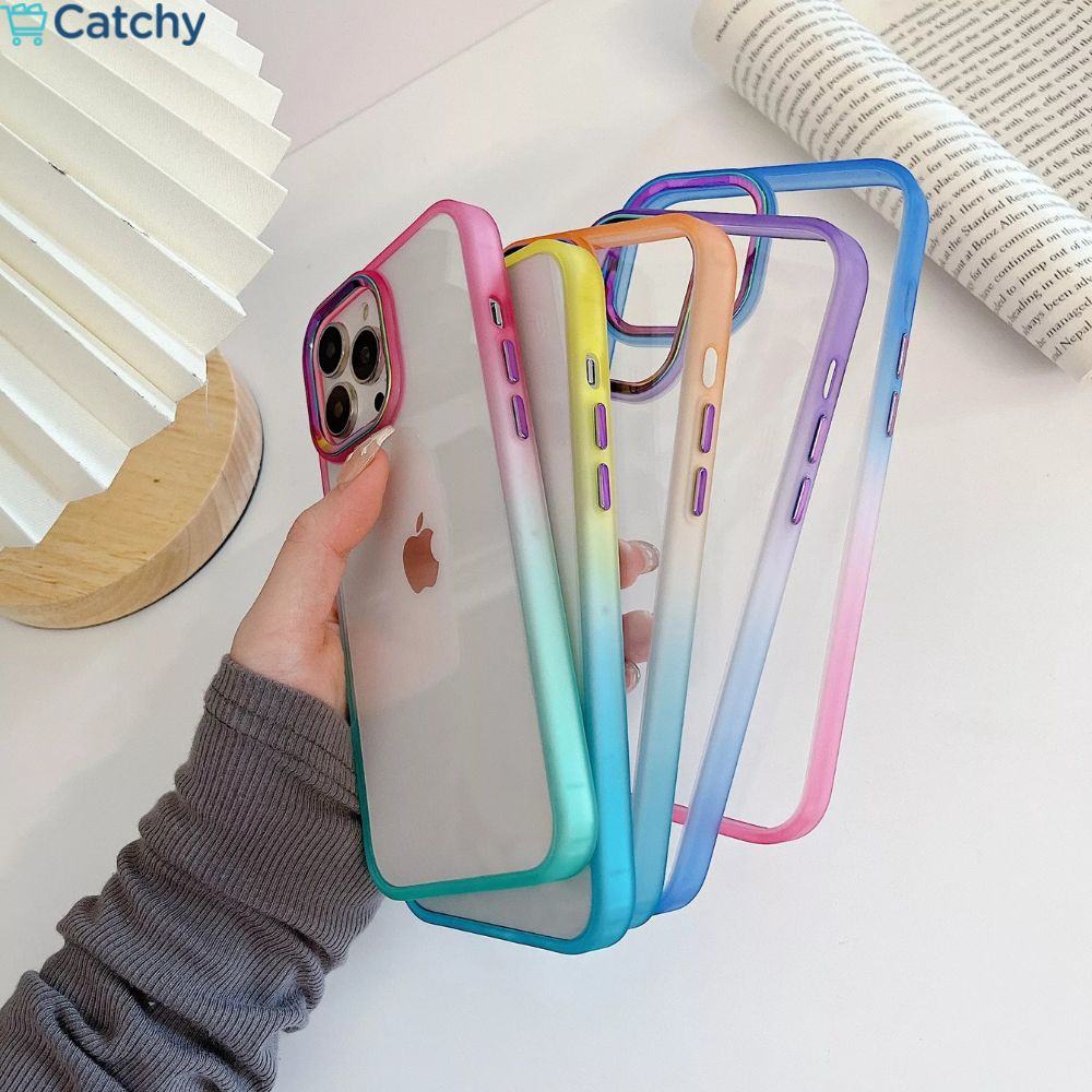 iPhone Faded Colors Clear Case