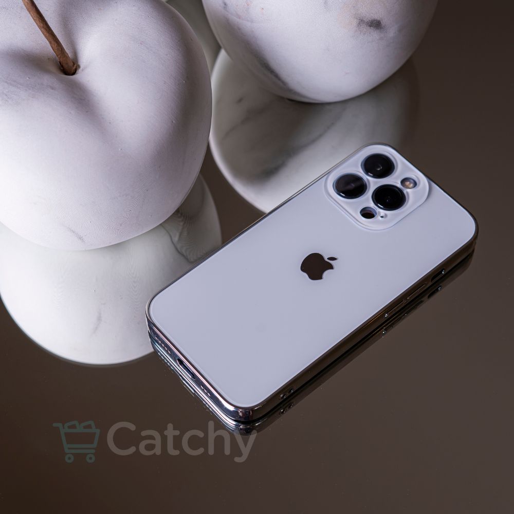 iPhone Glass Camera Lens Frame Case