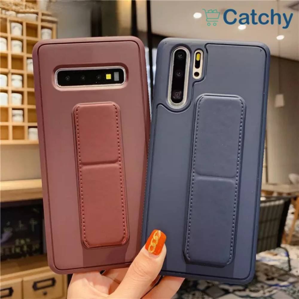 Samsung & Huawei Leather Case With Magnetic Stand